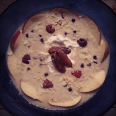 Freeletics Rezept Fruehstueck Birchermuesli Apfel