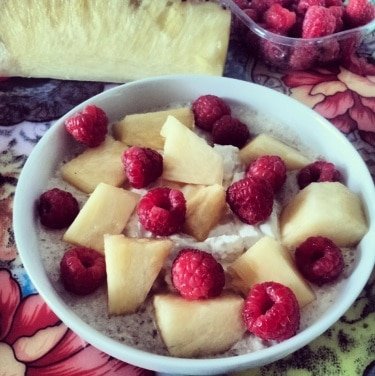 Freeletics Rezept Fruehstueck Birchermuesli Fruechte
