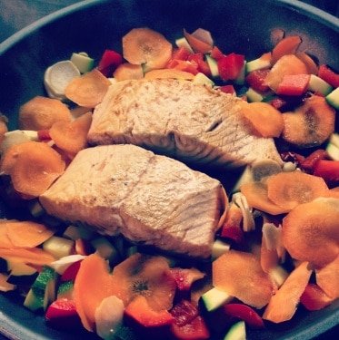Freeletics Rezept Hauptmahlzeit Lachs Gemuese