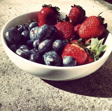 Freeletics Rezept Nachspeise Blaubeeren Erdbeeren