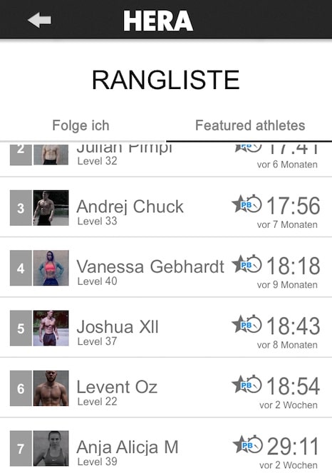 Freeletics Hera Workout Woche 2
