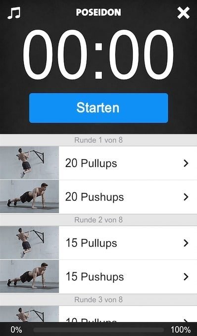 freeletics upgrade workout ablauf