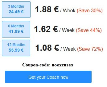 Freeletics Coupon january 2015