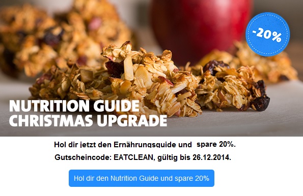 Freeletics Ernährungsguide 20% Rabatt