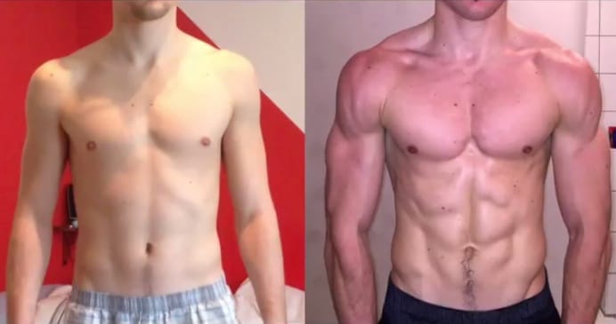 Freeletics Transformation Lukas Witzani